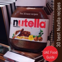 Nutella recipe book now at Virgin Megastore Dubai